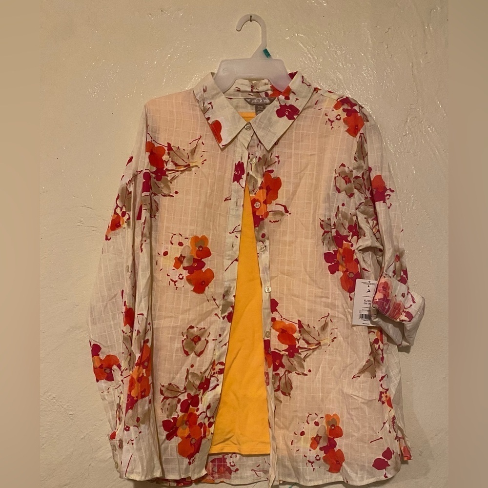 White stag button down shirt